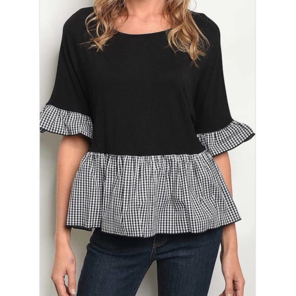 Tops - Checkered Top